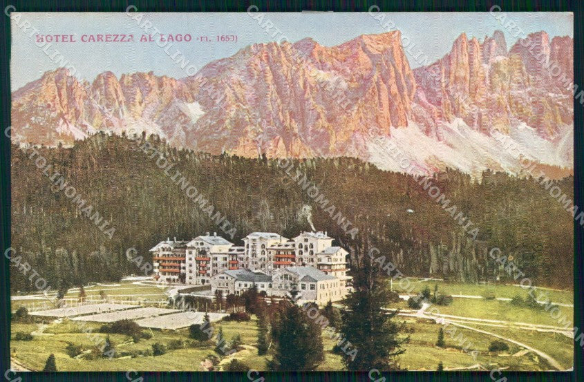 Bolzano Nova Levante Hotel Carezza al Lago Dolomiti cartolina MX1579 – fronte