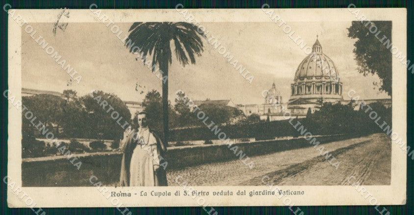 Roma Città Cupola San Pietro Alterocca PIEGHINA mini cartolina MX1604 – fronte