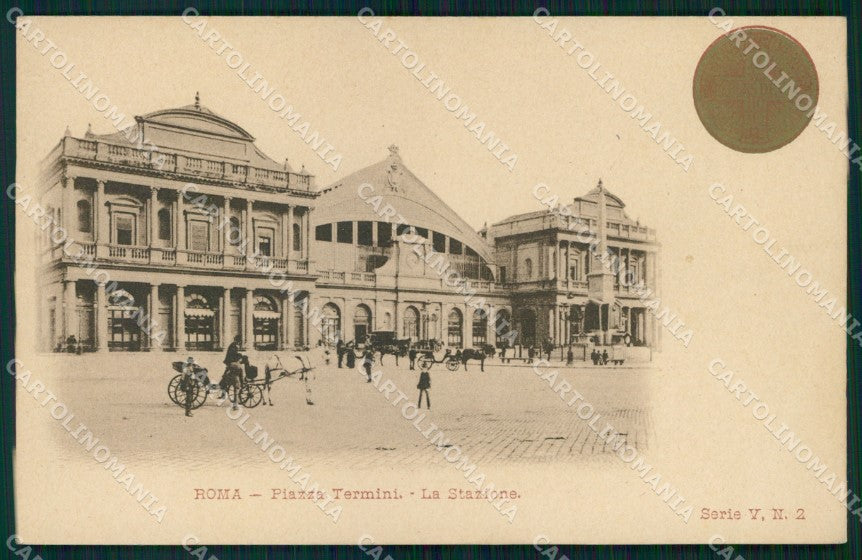 Roma Città Piazza Termini Stazione Anno Santo cartolina MX1610 – fronte