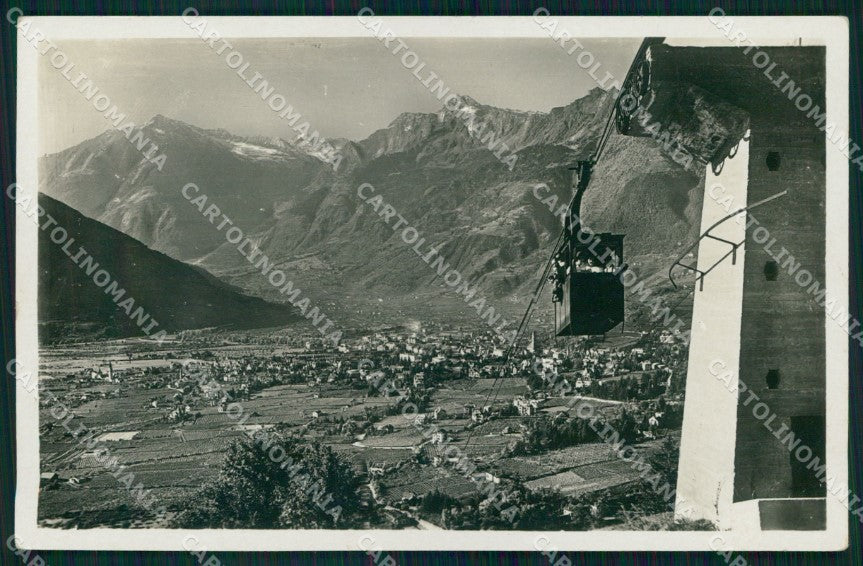 Bolzano Merano Luogo di Cura Filovia per Avelengo Foto cartolina MX1618 – fronte
