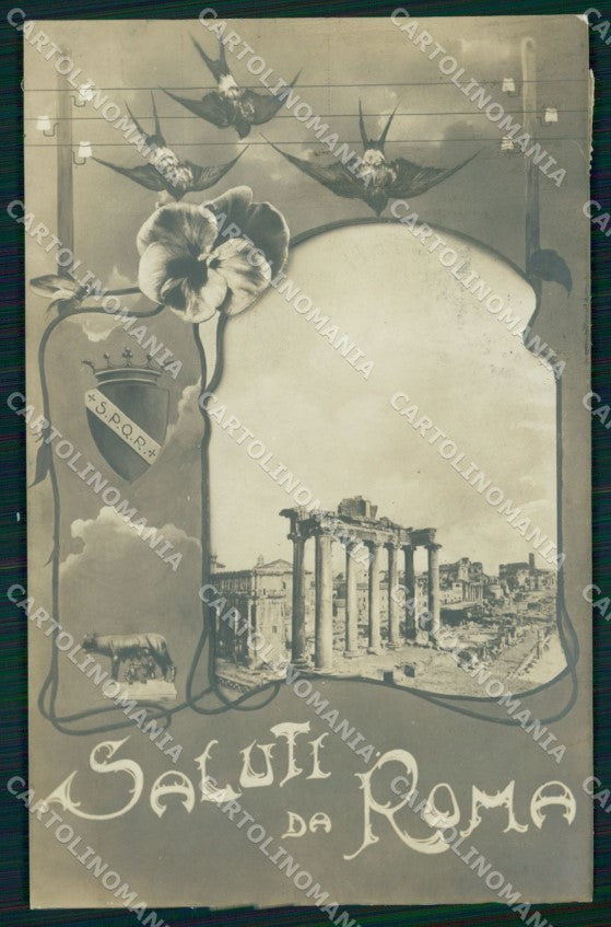 Roma Città Saluti da Foto cartolina MX1621 – fronte