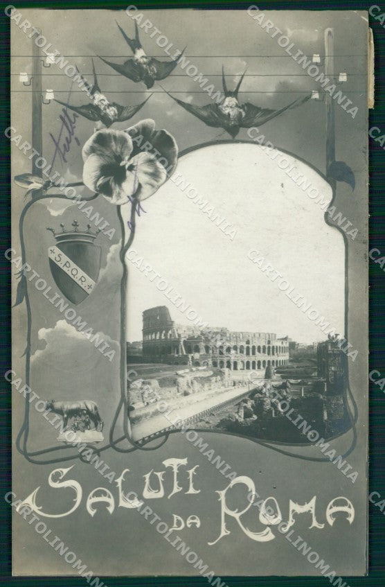 Roma Città Saluti da Colosseo Foto cartolina MX1622 – fronte