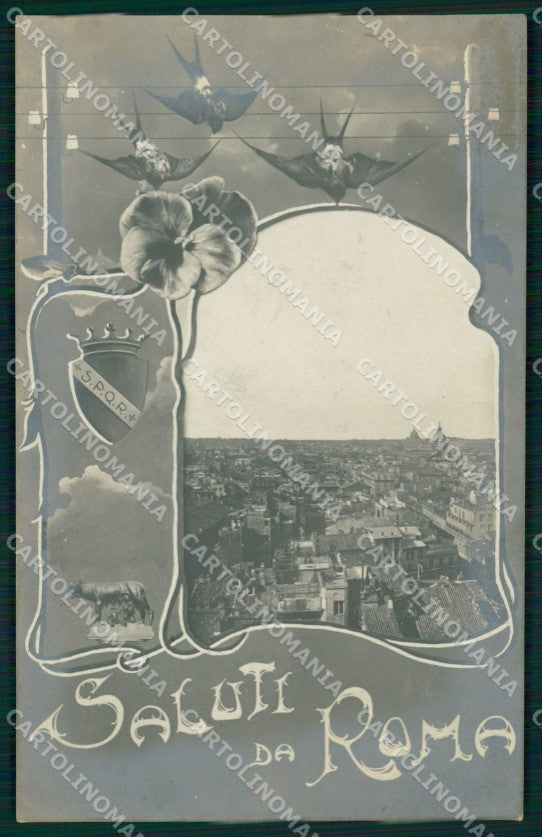 Roma Città Saluti da Veduta Generale Foto cartolina MX1623 – fronte
