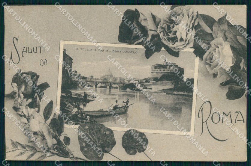 Roma Città Saluti da Castel Sant'Angelo Alterocca 39837 cartolina MX1633 – fronte