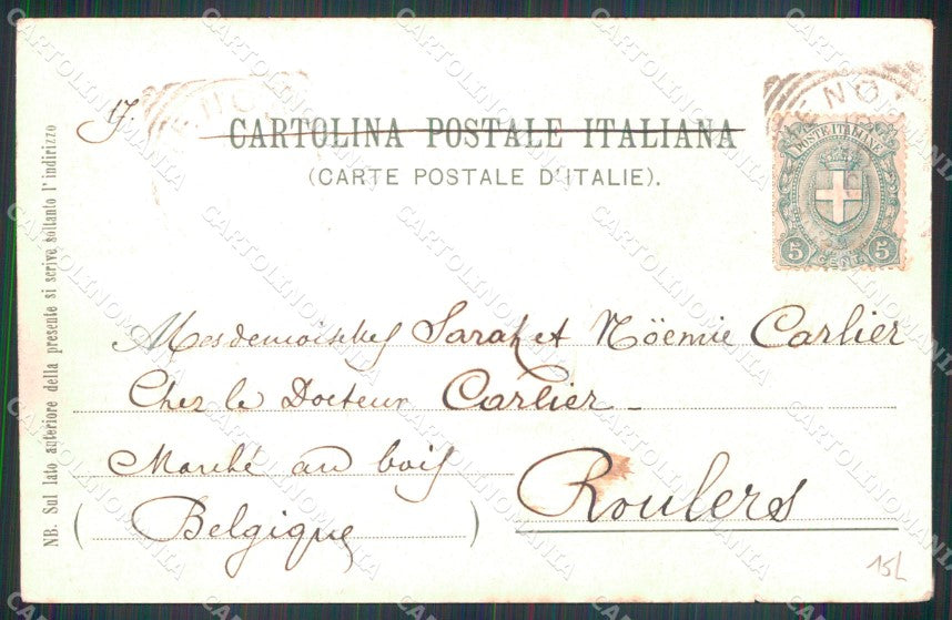 Roma Città Saluto da Castel Sant'Angelo Campidoglio Via Appia cartolina MX1635 – retro