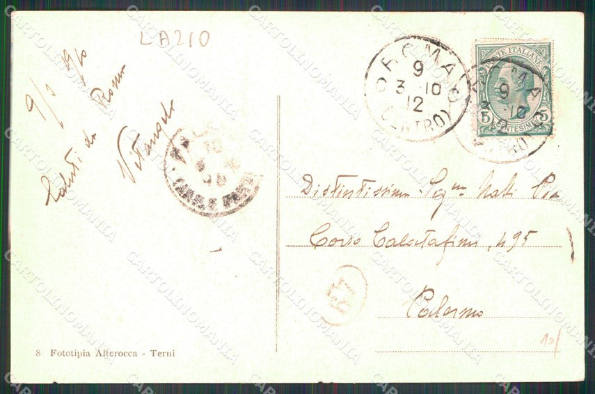 Roma Città Saluti da Veduta Generale Alterocca 8 cartolina MX1645 – retro