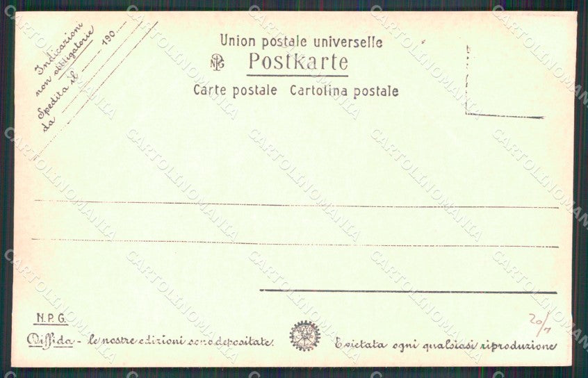 Roma Città Piazza Navona Carabinieri NPG Foto cartolina MX1652 – retro