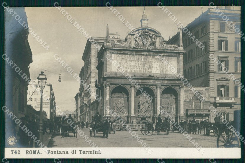 Roma Città Fontana di Termini NPG Foto cartolina MX1661 – fronte