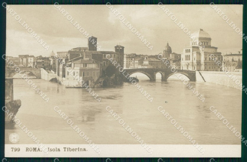 Roma Città Isola Tiberina Sinagoga NPG Foto cartolina MX1666 – fronte