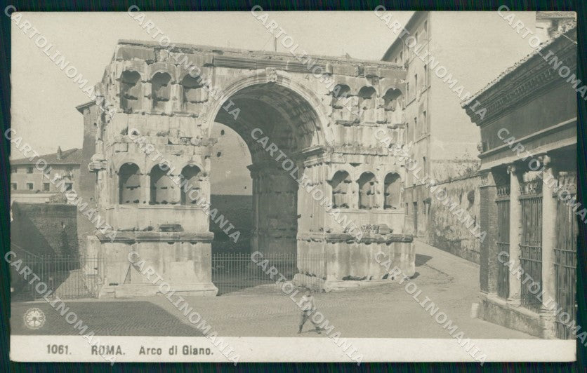 Roma Città Arco di Giano NPG Foto PIEGA cartolina MX1667 – fronte