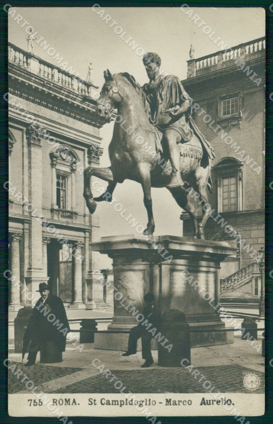 Roma Città Campidoglio Marco Aurelio NPG Foto cartolina MX1675 – fronte
