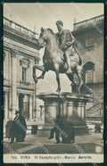 Roma Città Campidoglio Marco Aurelio NPG Foto cartolina MX1675 – fronte