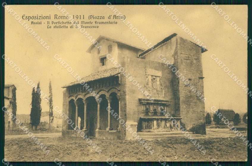 Roma Città Esposizioni Assisi Stalletta San Francesco cartolina MX1706 – fronte