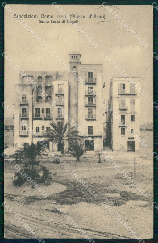 Roma Città Esposizioni Santa Lucia di Napoli cartolina MX1717 – fronte