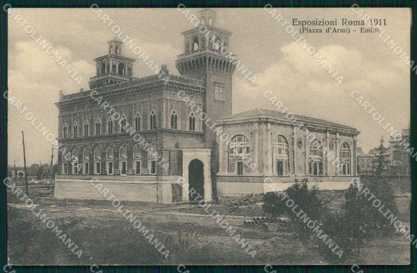 Roma Città Esposizioni Piazza d'Armi Emilia cartolina MX1719 – fronte