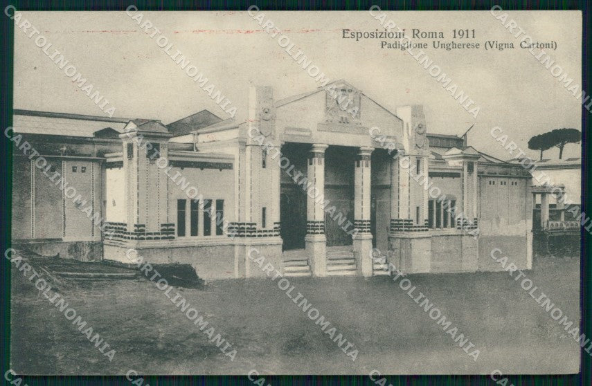 Roma Città Esposizioni Padiglione Ungherese Garioni Piacenza cartolina MX1723 – fronte