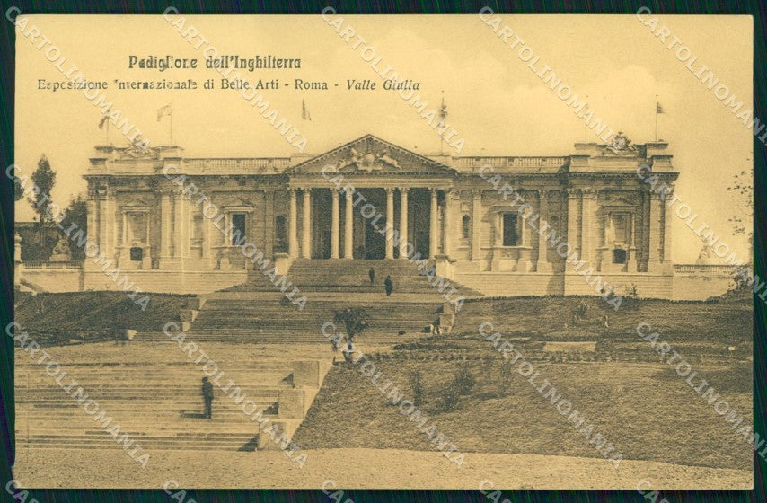 Roma Città Esposizione Belle Arti Padiglione Inghilterra cartolina MX1734 – fronte
