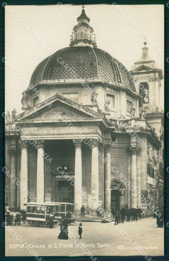 Roma Città Chiesa Santa Maria in Monte Santo Foto cartolina MX1758 – fronte