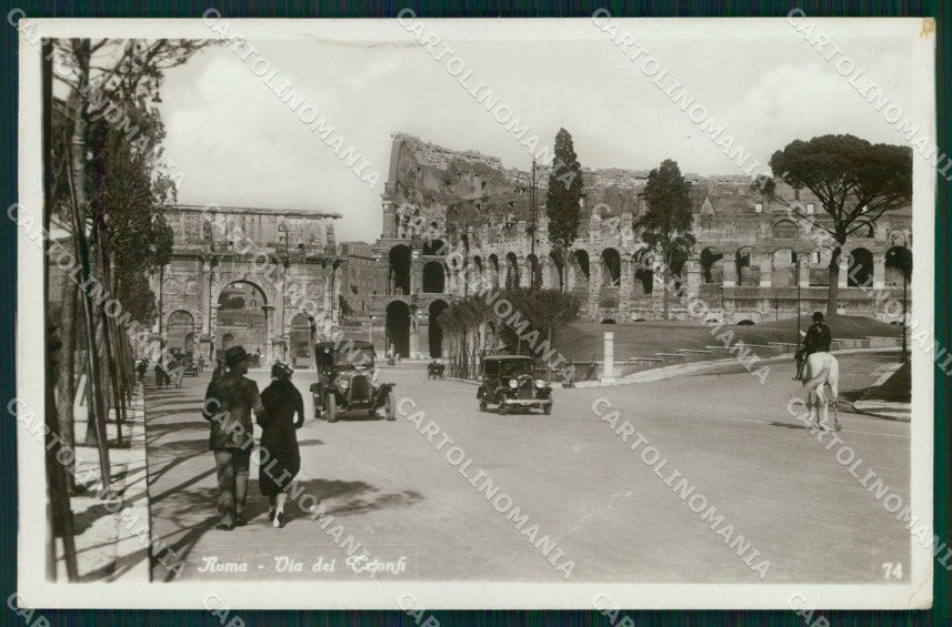 Roma Città Via dei Trionfi Foto cartolina MX1769 – fronte