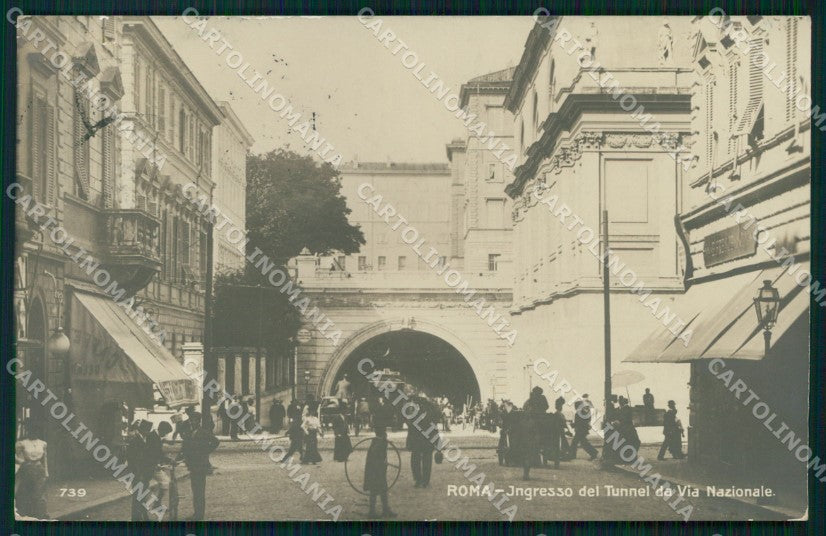 Roma Città Ingresso Tunnel Via Nazionale Foto cartolina MX1780 – fronte