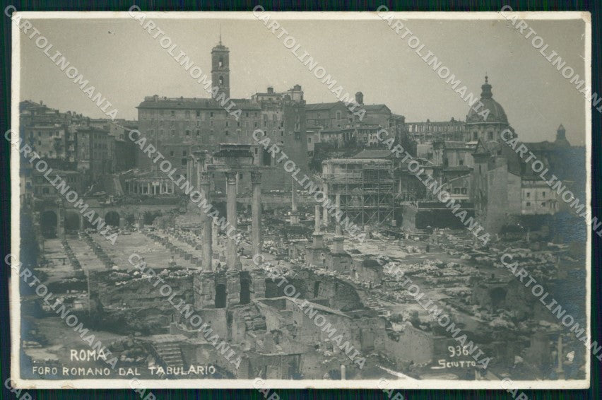 Roma Città Foro Romano dal Tabulario Sciutto 936 Foto cartolina MX1783 – fronte