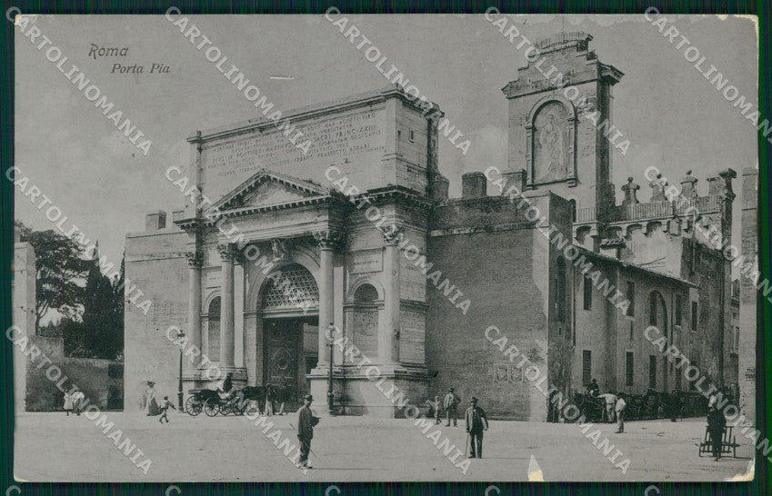 Roma Città Porta Pia ABRASA Foto cartolina MX1786 – fronte