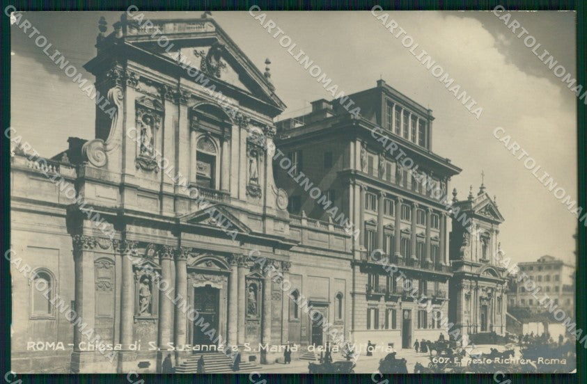 Roma Città Chiesa Santa Susanna Santa Maria Vittoria Foto cartolina MX1787 – fronte