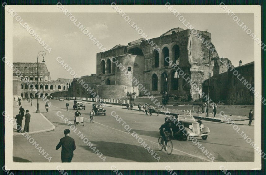 Roma Città Via dell'Impero Colosseo Foto cartolina MX1806 – fronte