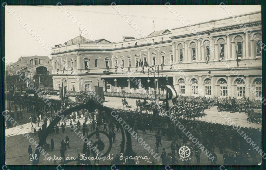 Roma Città Corteo Reali di Spagna Foto cartolina MX1834 – fronte