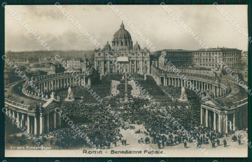 Roma Città Benedizione Papale Foto cartolina MX1843 – fronte