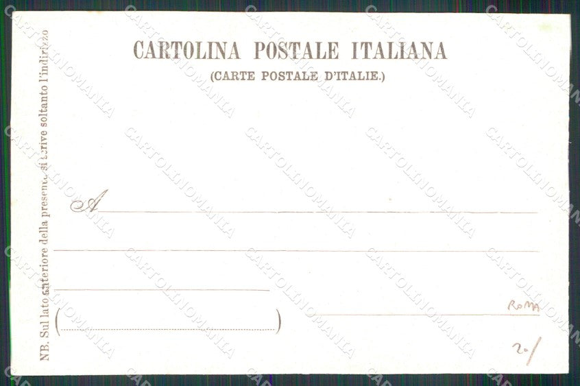Roma Città Costumi Carro Tirato dai Buoi cartolina MX1851 – retro