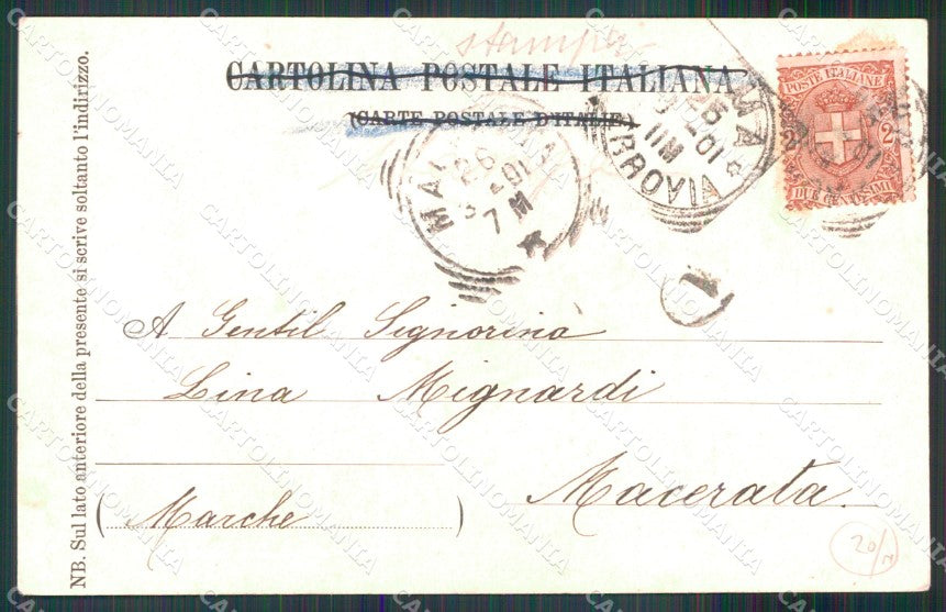 Roma Città Costumi Carro Tirato dai Buoi cartolina MX1865 – retro