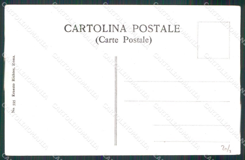 Roma Città Costumi Carro Tirato dai Buoi cartolina MX1877 – retro
