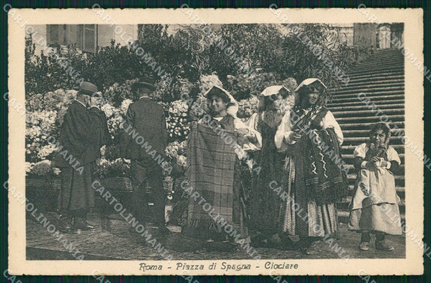 Roma Città Piazza di Spagna Ciociare Brunner 6779 cartolina MX1894 – fronte