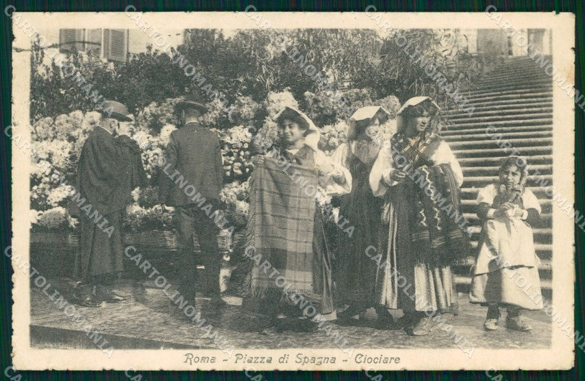 Roma Città Piazza di Spagna Ciociare Brunner 6779 cartolina MX1900 – fronte