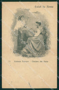 Roma Città Saluti da Costumi Ciociare che Filano cartolina MX1903 – fronte