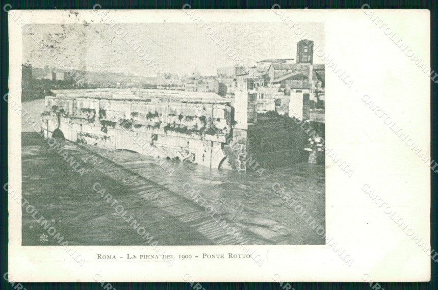 Roma Città Ponte Rotto Piena cartolina MX1914 – fronte