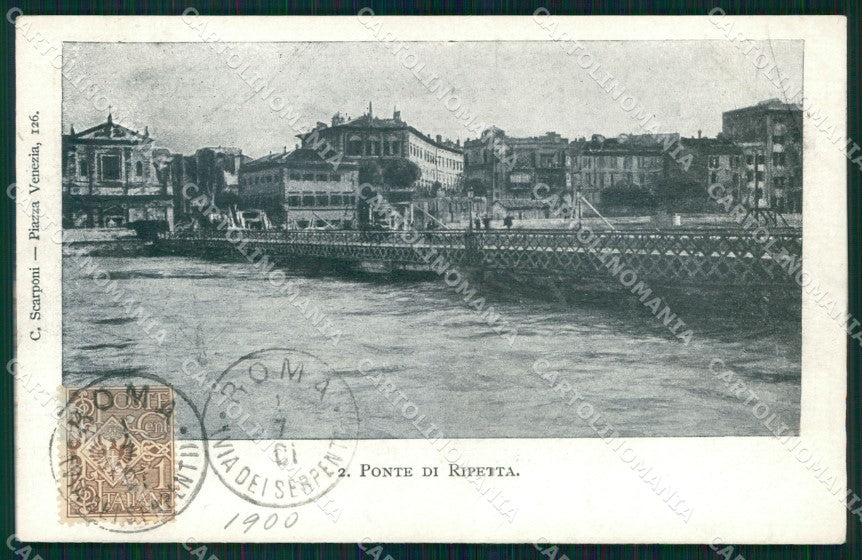 Roma Città Ponte di Ripetta cartolina MX1924 – fronte