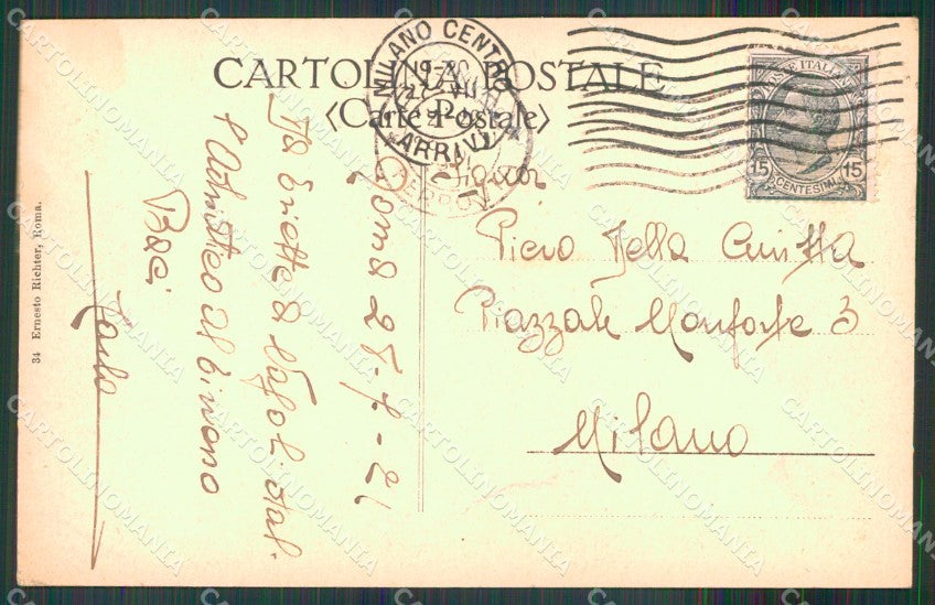 Roma Città Ponte Garibaldi cartolina MX1932 – retro