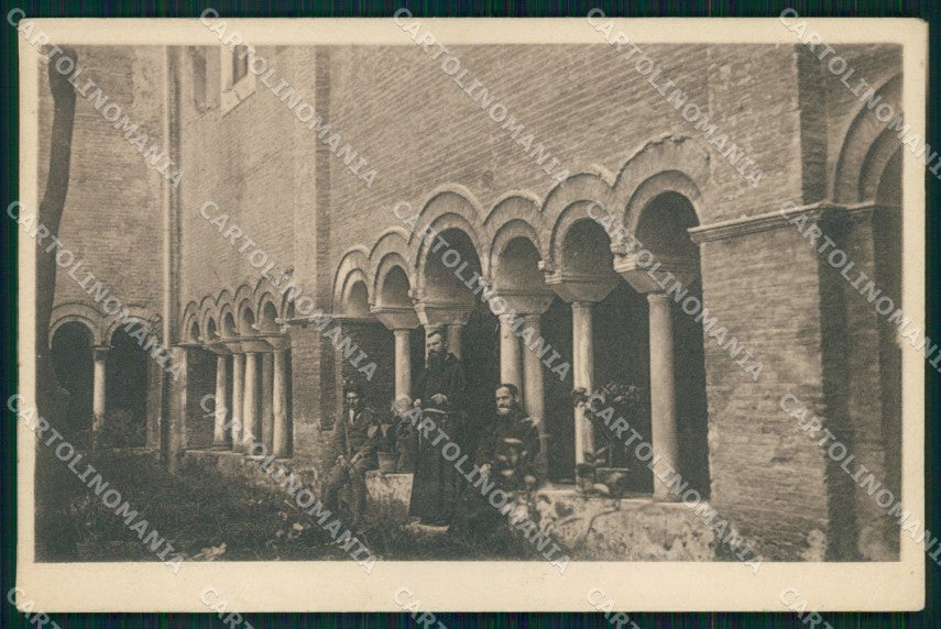 Roma Città San Lorenzo al Verano Chiostro Frati cartolina MX1948 – fronte