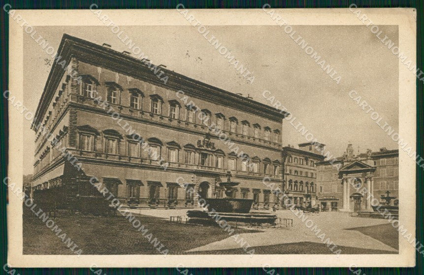 Roma Città Palazzo Farnese cartolina MX1957 – fronte