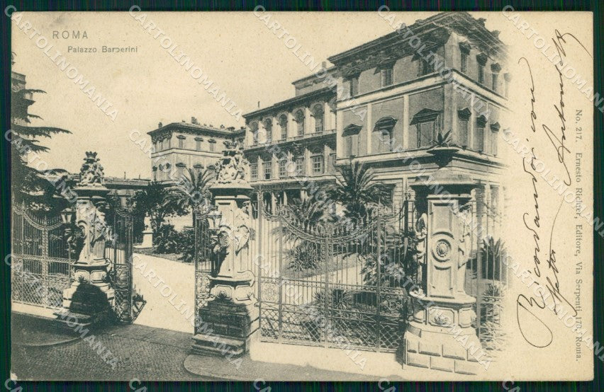 Roma Città Palazzo Barberini cartolina MX1959 – fronte