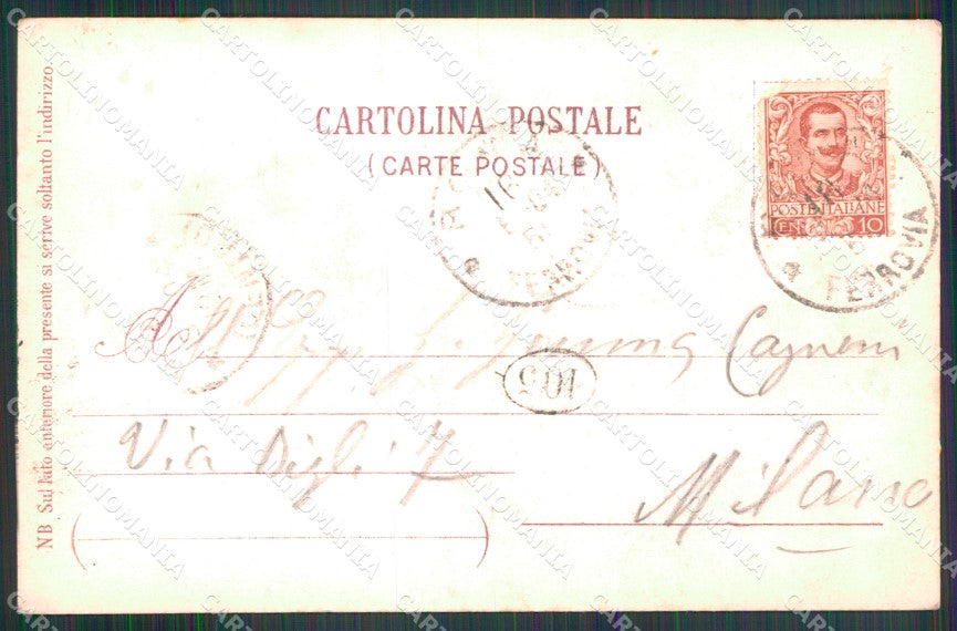Roma Città Villino Palazzo Margherita Via Veneto cartolina MX1972 – retro