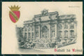 Roma Città Saluti da Fontana di Trevi SPQR Rilievo cartolina MX1991 – fronte