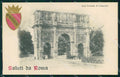 Roma Città Saluti da Arco Trionfale Costantino SPQR Rilievo cartolina MX1998 – fronte