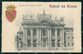 Roma Città Saluti da Basilica San Giovanni SPQR Rilievo cartolina MX1999 – fronte