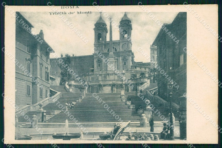 Roma Città Trinità dei Monti cartolina MX2000 – fronte