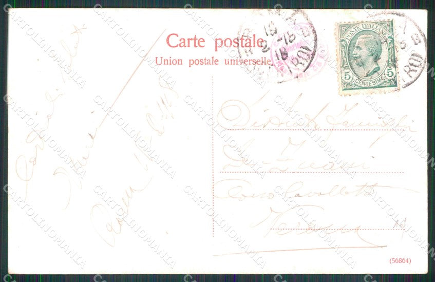 Roma Città Via Nazionale Palazzo dell'Esposizione cartolina MX2031 – retro