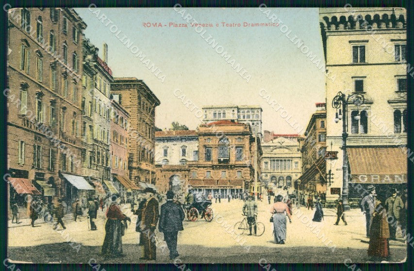 Roma Città Piazza Venezia Teatro Drammatico cartolina MX2033 – fronte