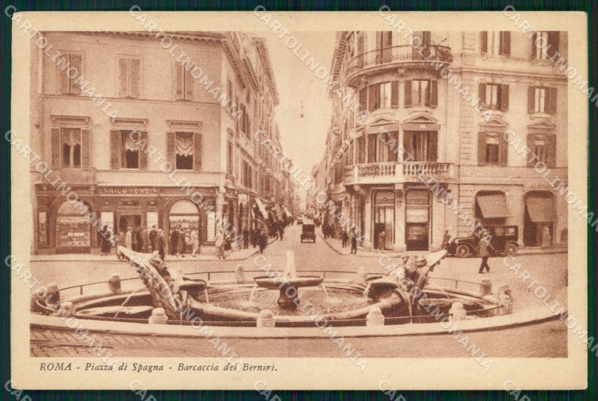 Roma Città Piazza di Spagna Barcaccia del Bernini cartolina MX2036 – fronte